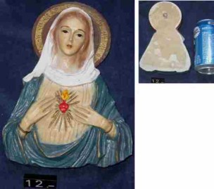 12 PLACA SAGRADO CORAZON MARIA MARFILINA